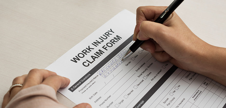 work injury claim form for workers compensation page